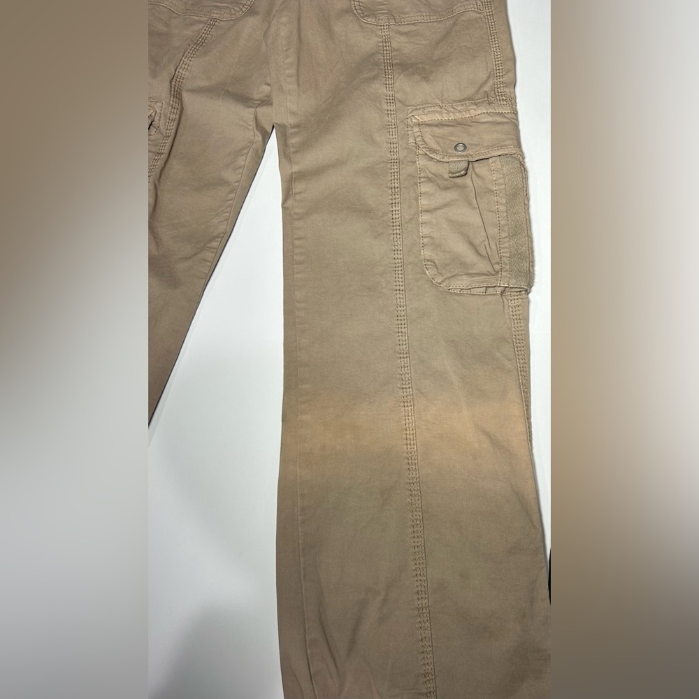 Garage Beige Low Rise Cargo Pants - Picture 9 of 9